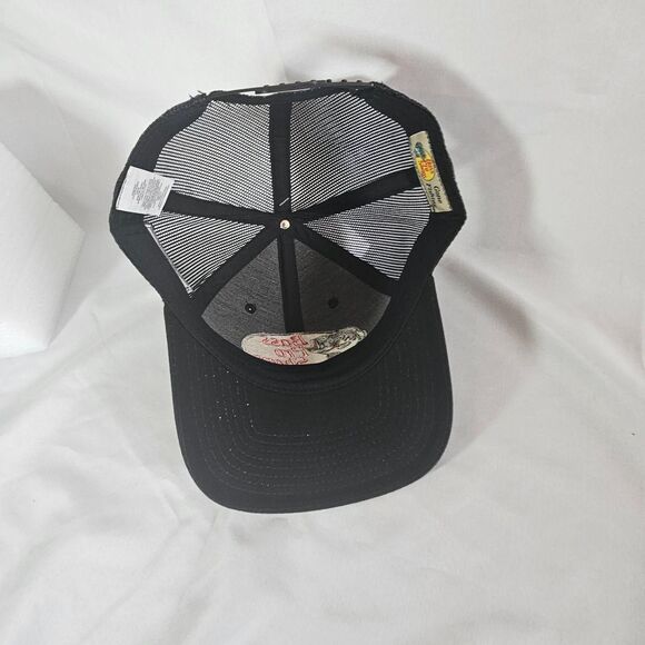 Bass Pro Shops “Gone Fishing” California Republic Trucker Hat Black Mesh Snapbac - Picture 7 of 7